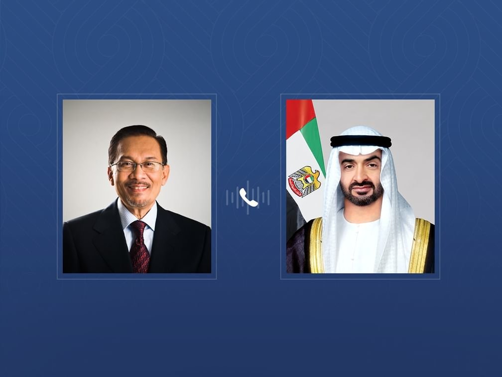 UAE President and Malaysian Prime Minister discuss latest regional developments