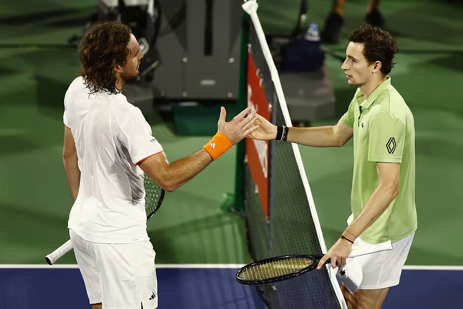 Dubai tennis: Humbert knocks out Tsitsipas, to face Rublev in next round