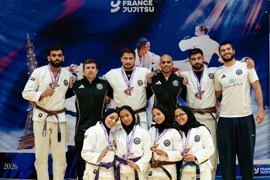 Five gold medals in Paris underline UAE’s growing jiu-jitsu dominance