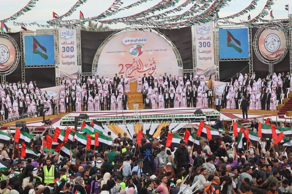 UAE’s Operation Chivalrous Knight 3 organises mass wedding in Gaza with support from Khalifa bin Zayed Al Nahyan Foundation