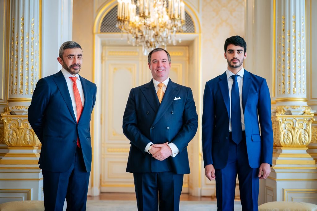 Grand Duke of Luxembourg, Abdullah bin Zayed discuss strengthening bilateral relations, review latest regional developments