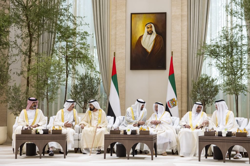 UAE President receives Rulers of the Emirates and Sheikhs on occasion of Eid Al-Adha