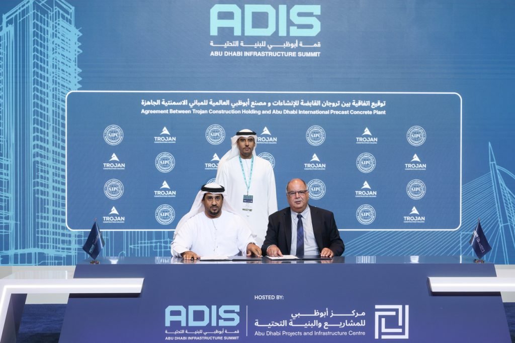 Hi-tech concrete products, Abu Dhabi International Pre-Cast Plant sign agreement to operate, develop precast facilities in Al Ain
