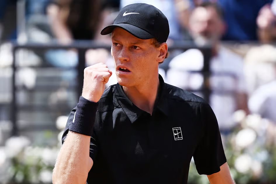 Sinner surges into Rome semis with record 32nd straight Masters 1000 win