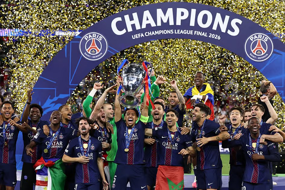 PSG beat Arsenal on penalties to retain Champions League title