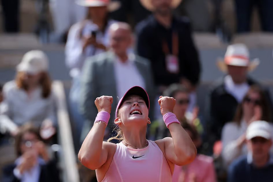Russia’s Mirra Andreeva wins first Grand Slam title at French Open