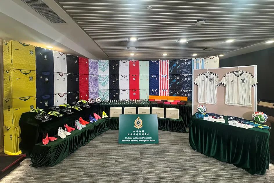 Hong Kong seizes haul of World Cup fakes worth $20 million