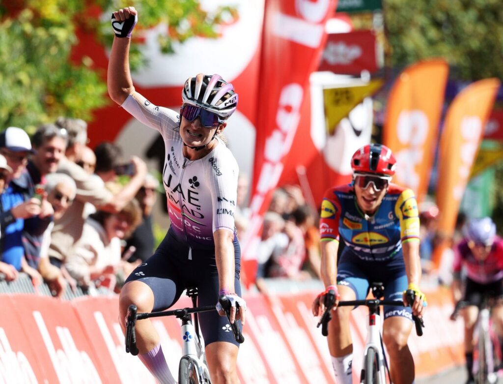 Swinkels leads UAE Team L’IMAD to Grand Prix de Wallonie Dames title